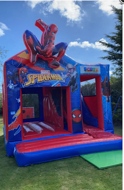 Spiderman Combi Bouncy Castle And Marquee Hire In Clare Limerick And