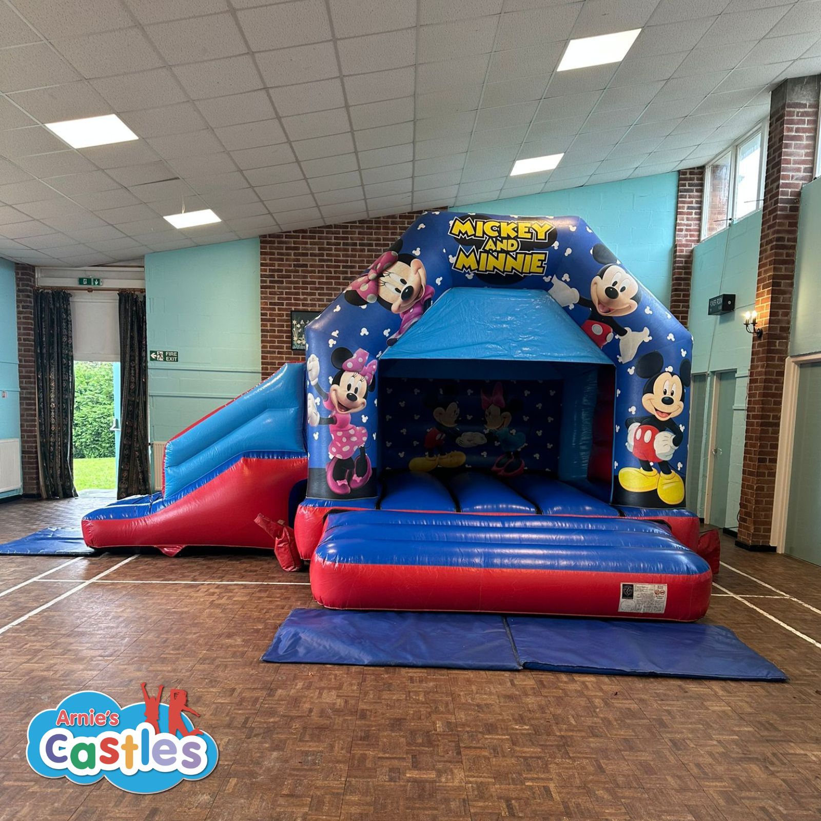 Mickey And Minni Mouse Bouncy Castle Package