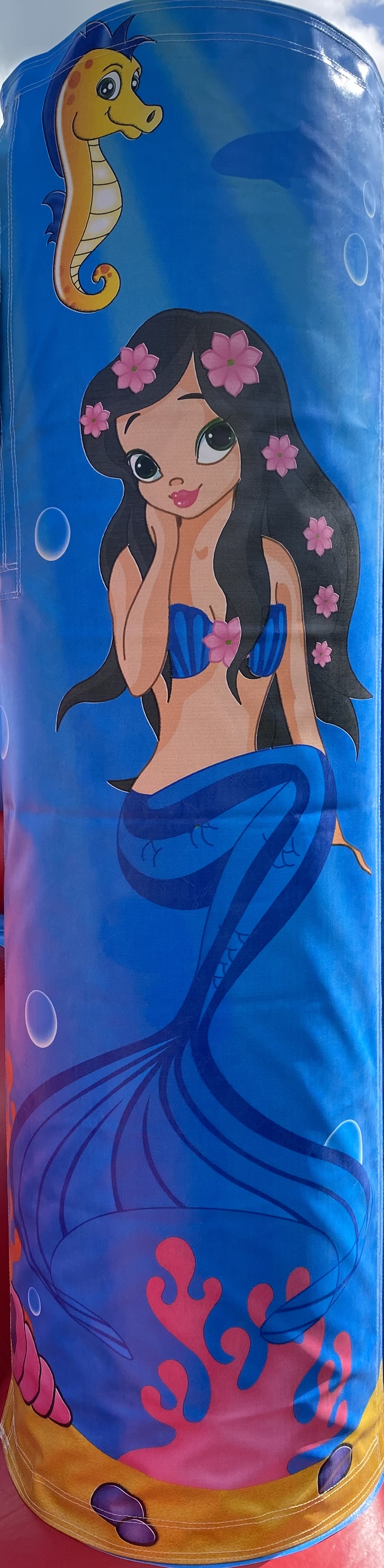 11ft X 15ft Mermaid Red Blue Low Height Bouncy Castle Bouncy Castle