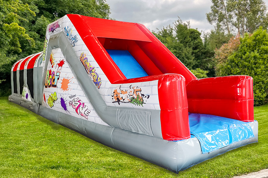 Graffiti Obstacle Course Hire In Longford