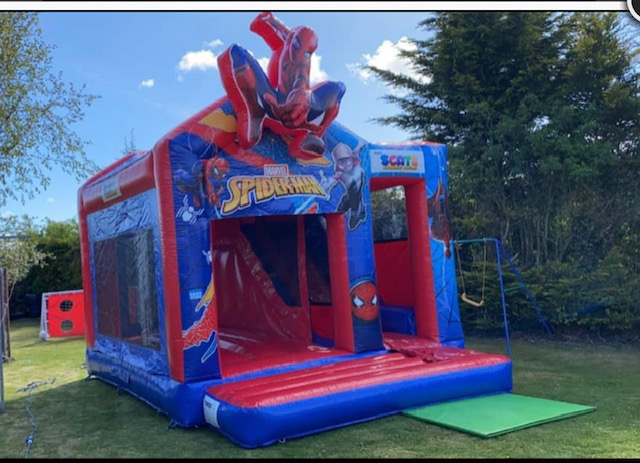 Spiderman Combi Bouncy Castle And Marquee Hire In Clare Limerick And