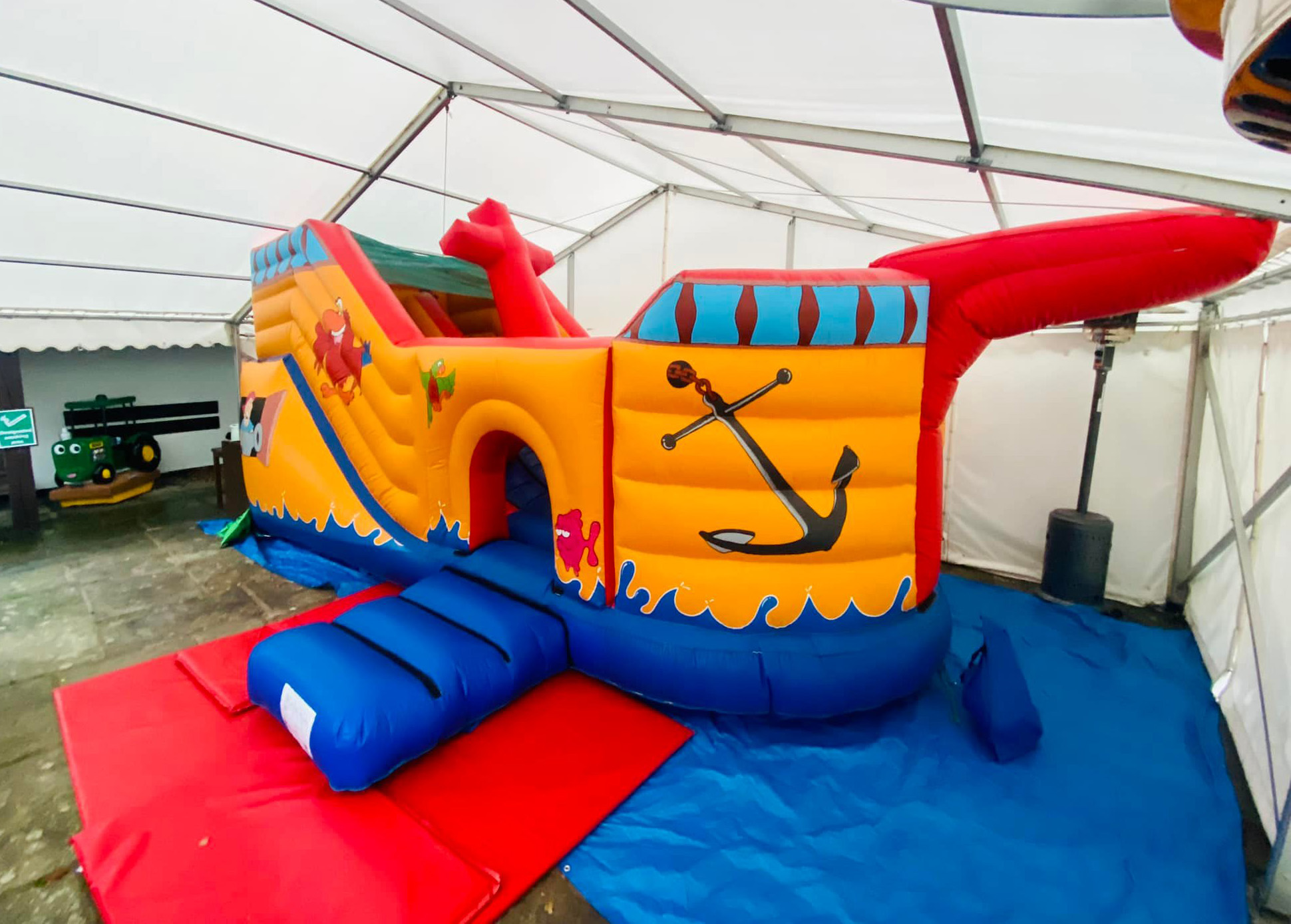 Pirate Ship Obstacle Course Bouncy Castle Combo Liverpool