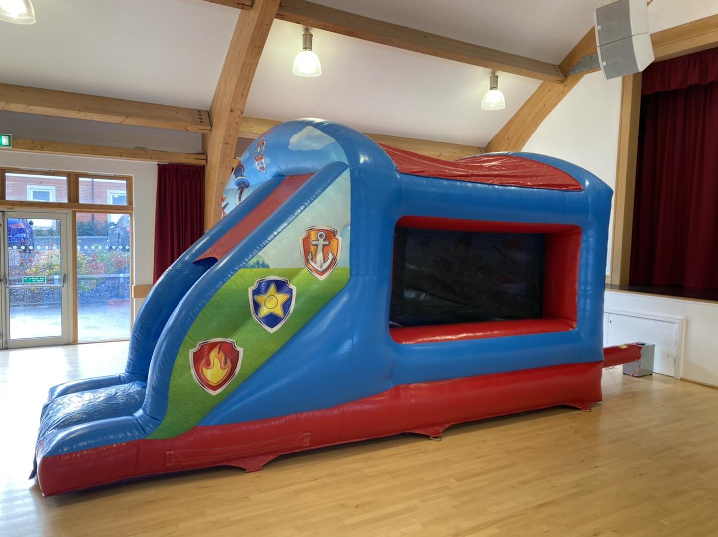 Paw Patrol Bouncy Castle Slide Hire