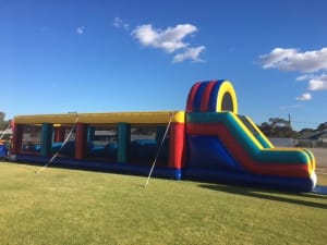 Obstacle Courses Bouncy Castle Hire In Wangara WA Perth Amusement