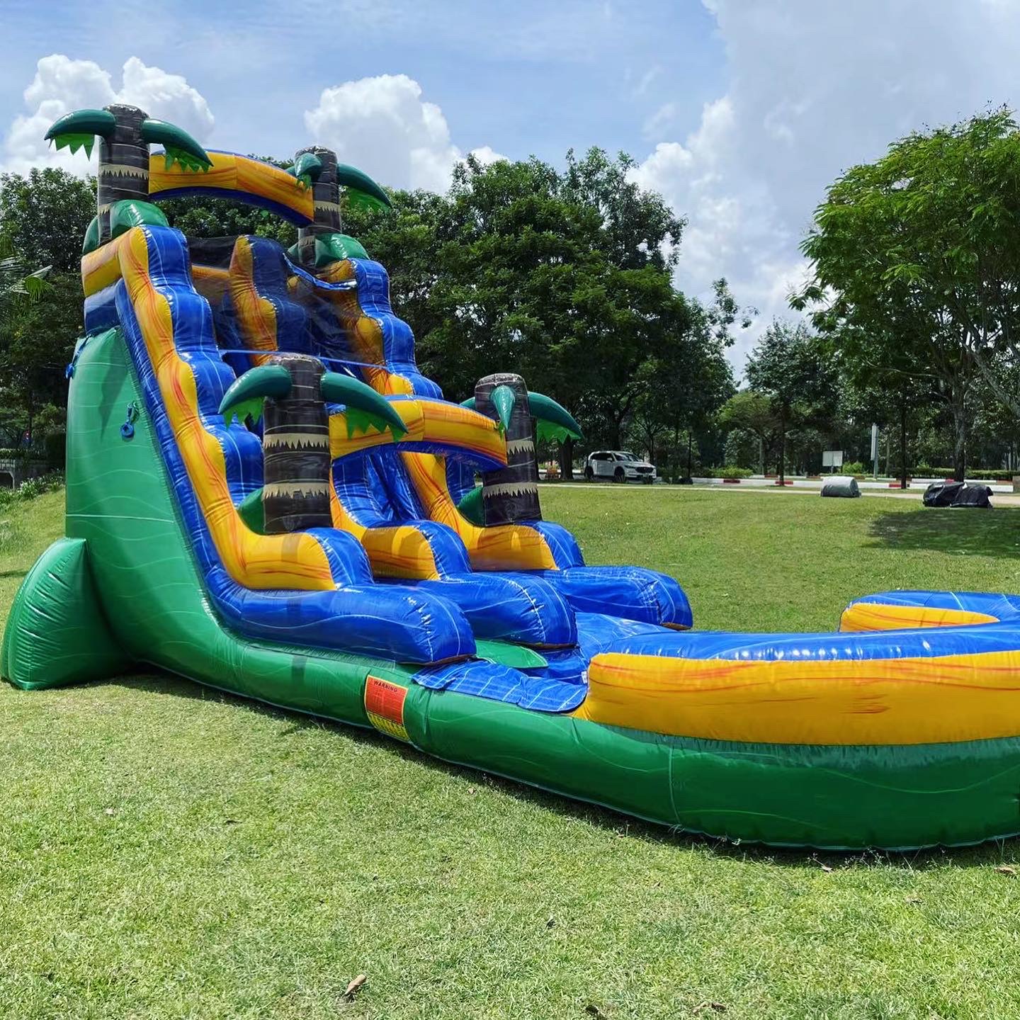 19 FT Tropical Waterslide Inflatable Rentals in Gray Court, Fountain