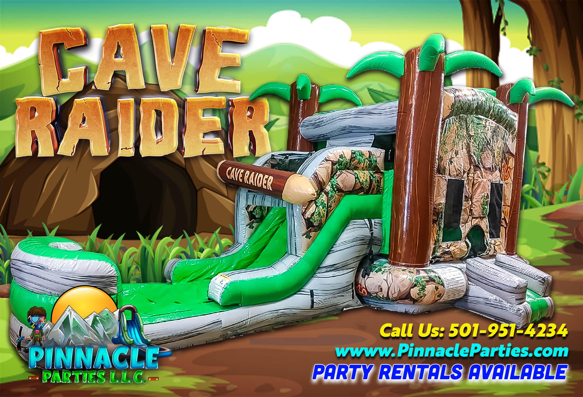 Bounce House /w Slide Best Hire service in Conway and Little Rock