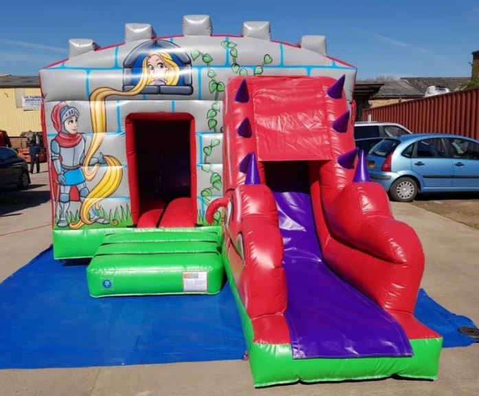 rapunzel bouncy castle