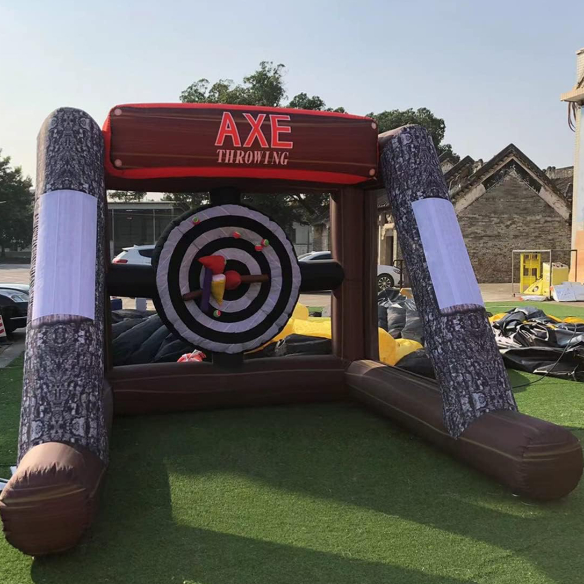Axe Throwing Game Best Bounce House Rentals & Water Slide Rentals