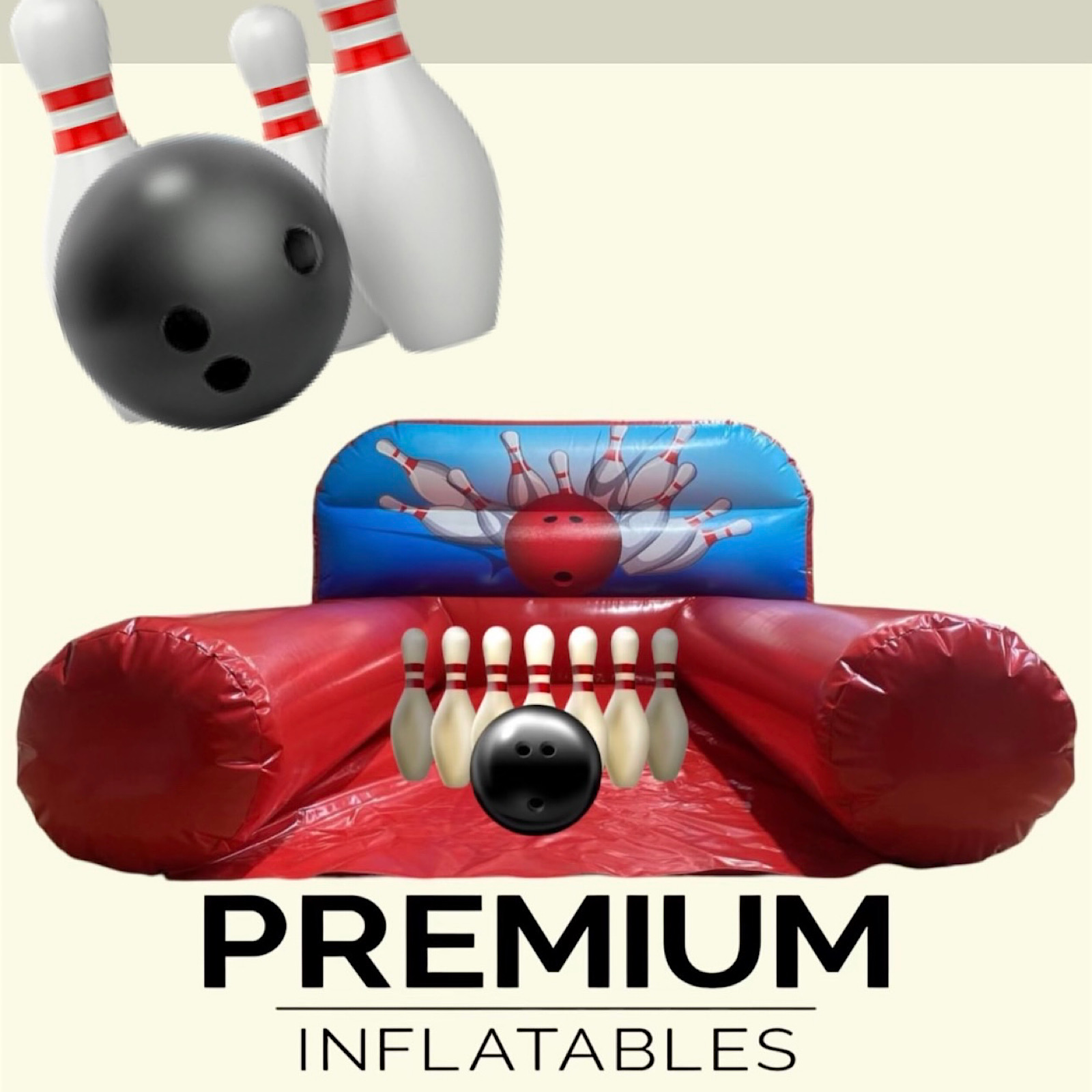 Ten Pin Bowling Alley Bouncy Castle Hire in Leeds, Wakefield