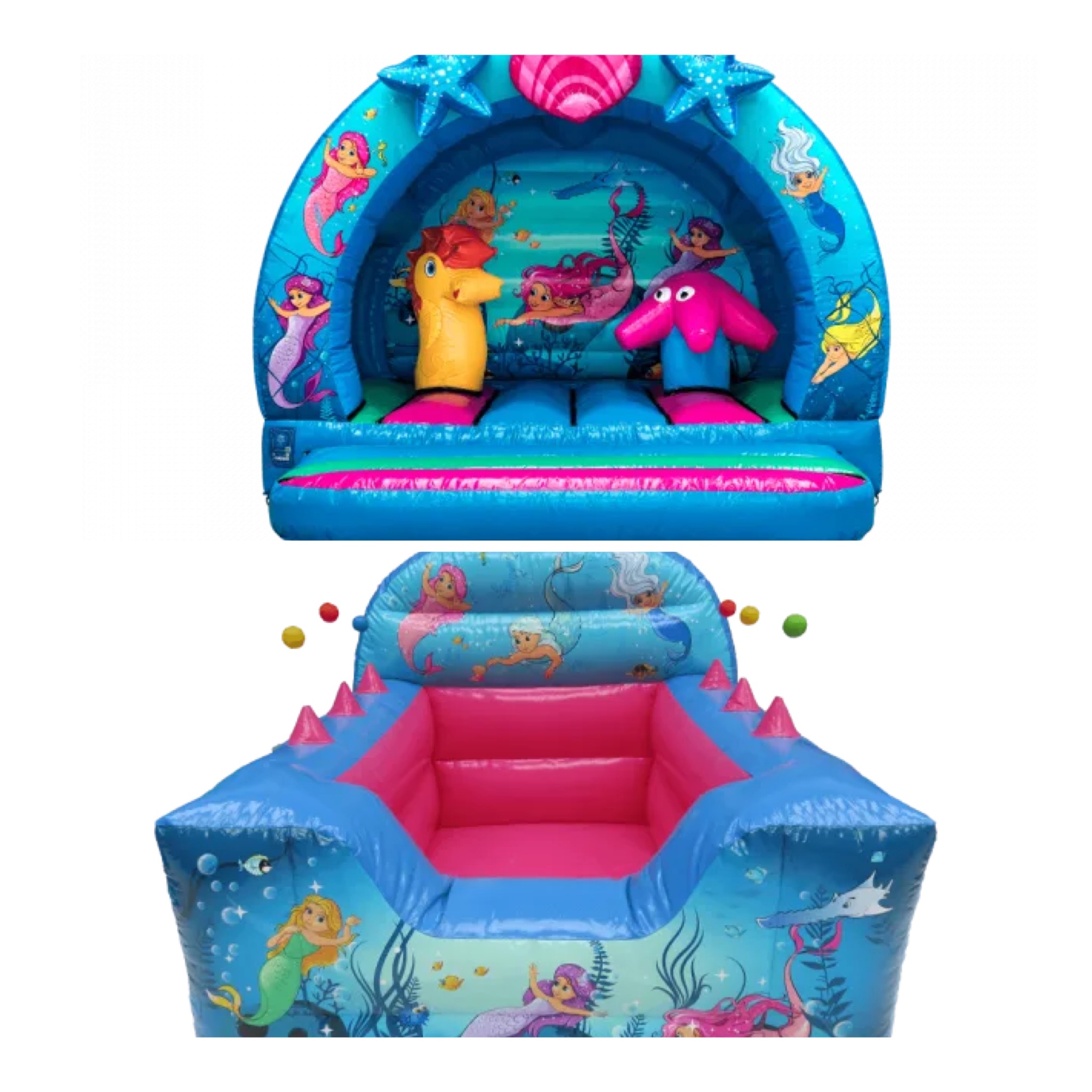 Mermaid Bouncy Castles, Soft Play & Ball Pools for Hire Kent