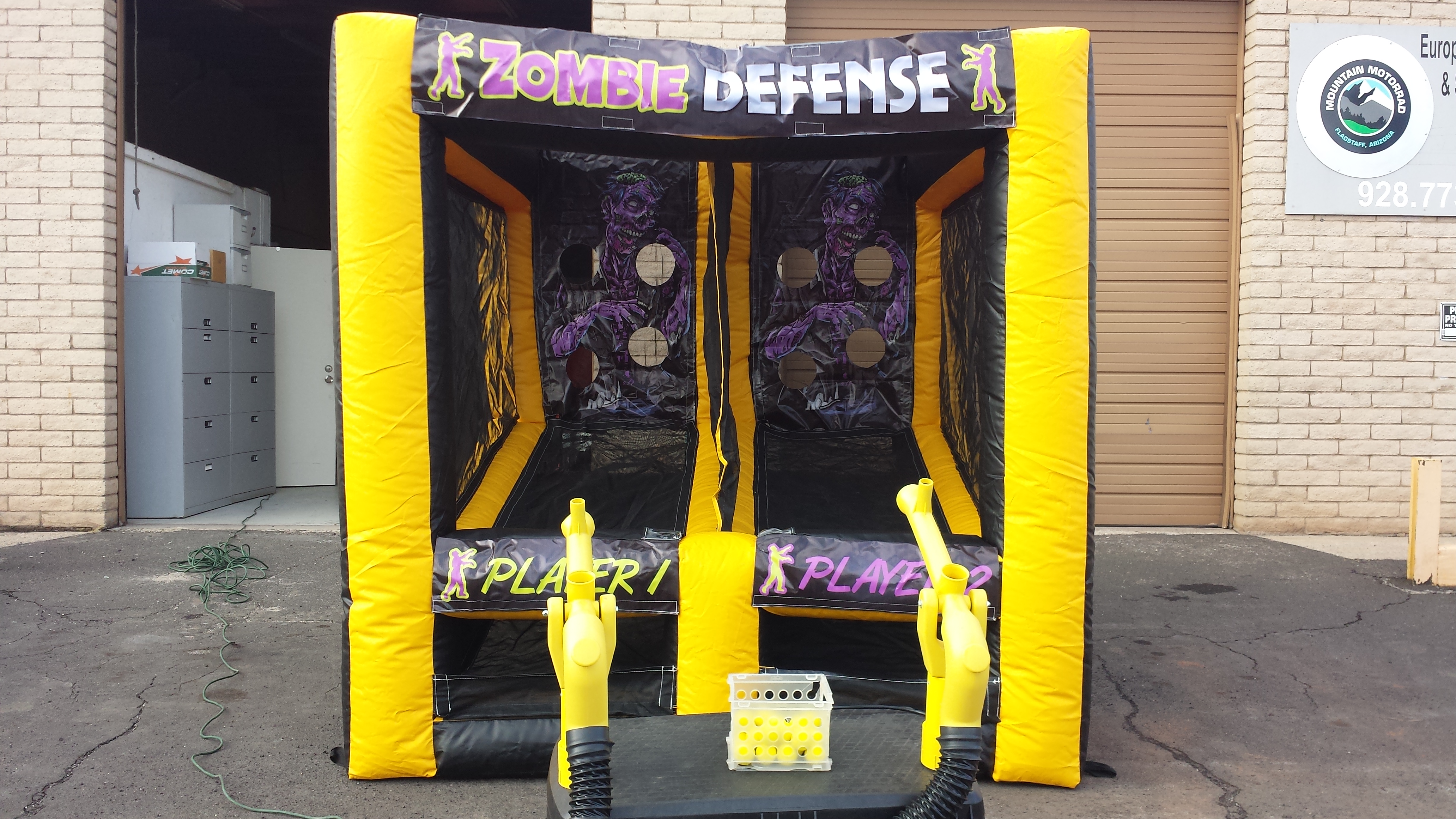 Rent a Zombie Defense Shooting Gallery Carnival Game Today