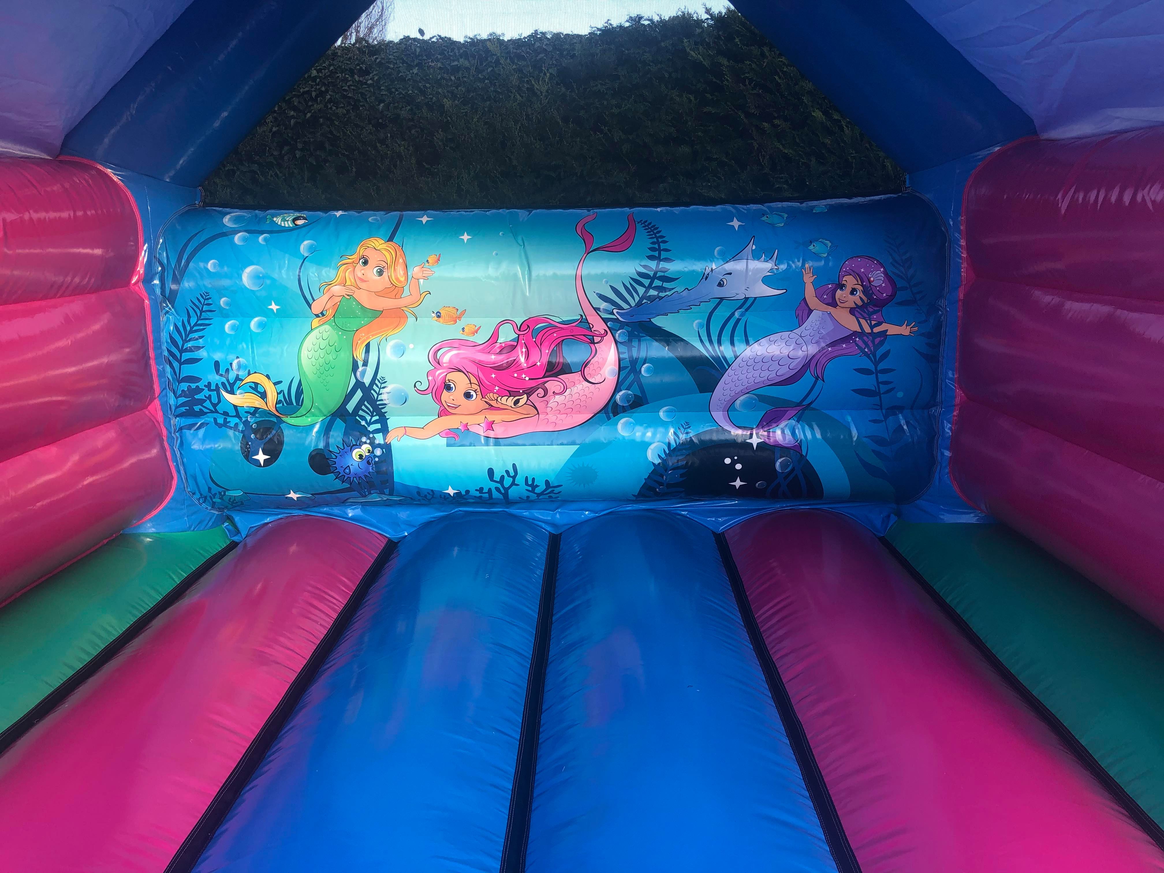 mermaid jumping castle hire