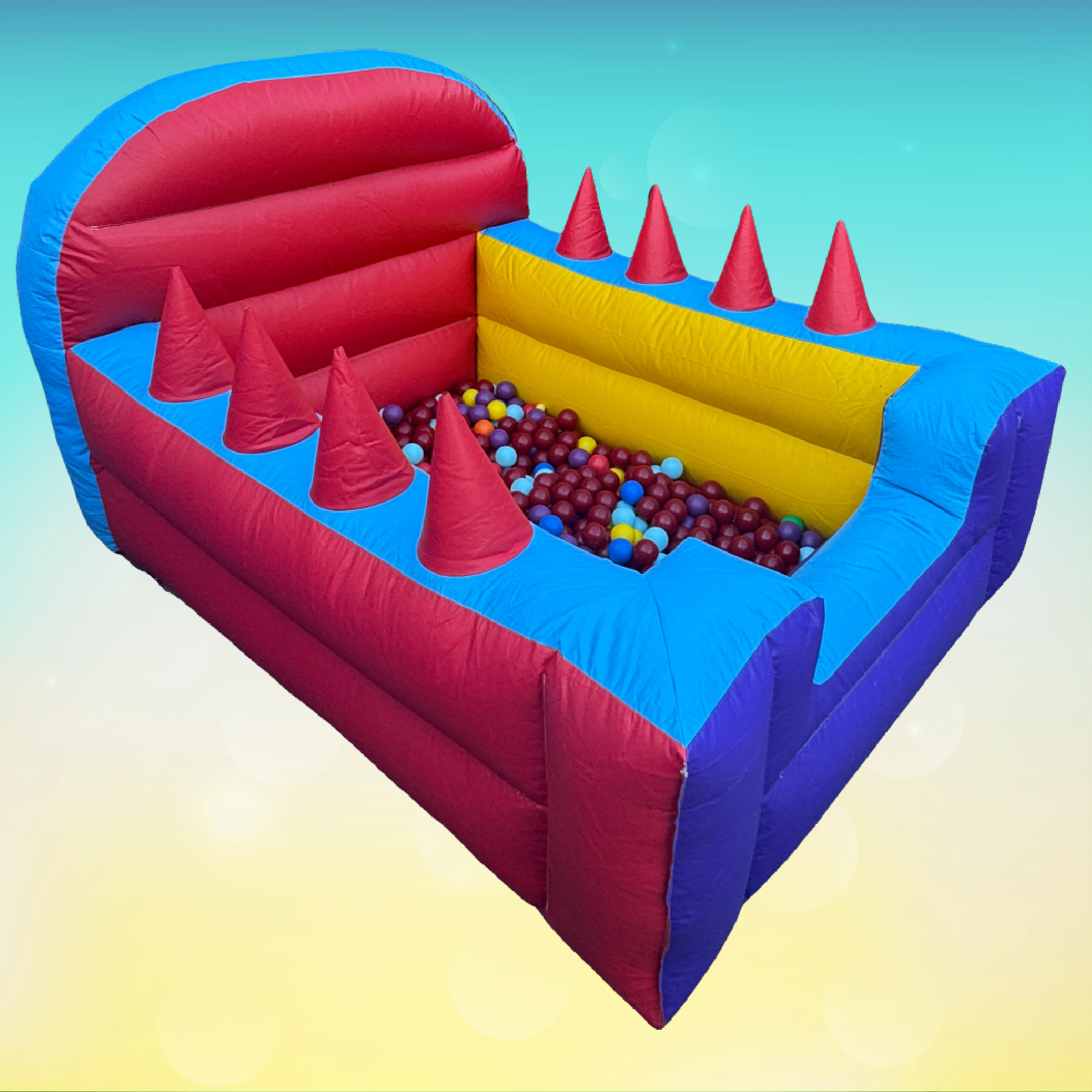 Colourful Inflatable Ball Pit