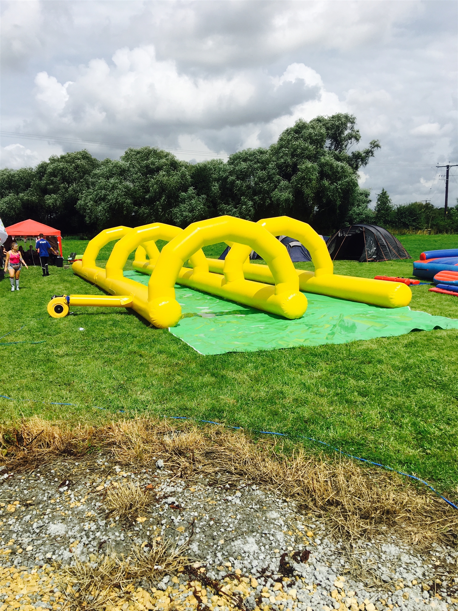 bouncy castle slip and slide