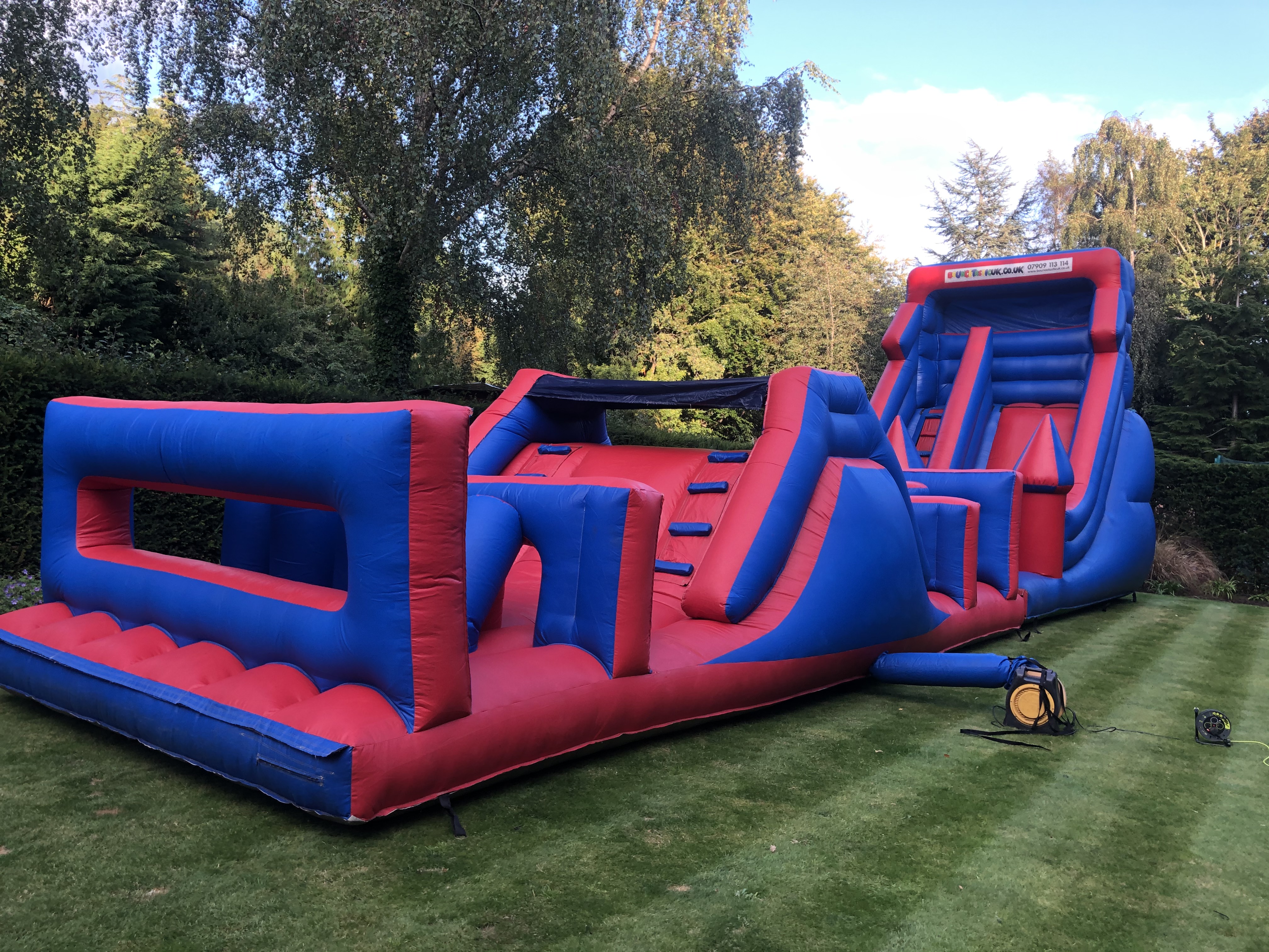 Giant Inflatable Assault Course Obstacle Hire Liverpool St Helens