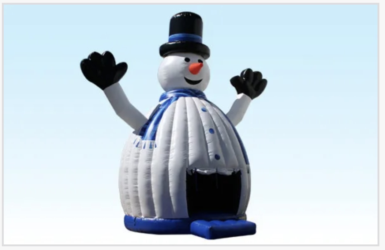 Morton Amusement InflatablesSnow Man bounce HouseRentalFort MillSC