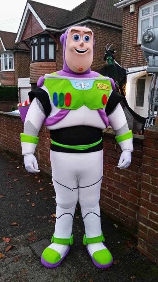 Buzz lightyear mascot Bouncy Castle Hire in Hampshire