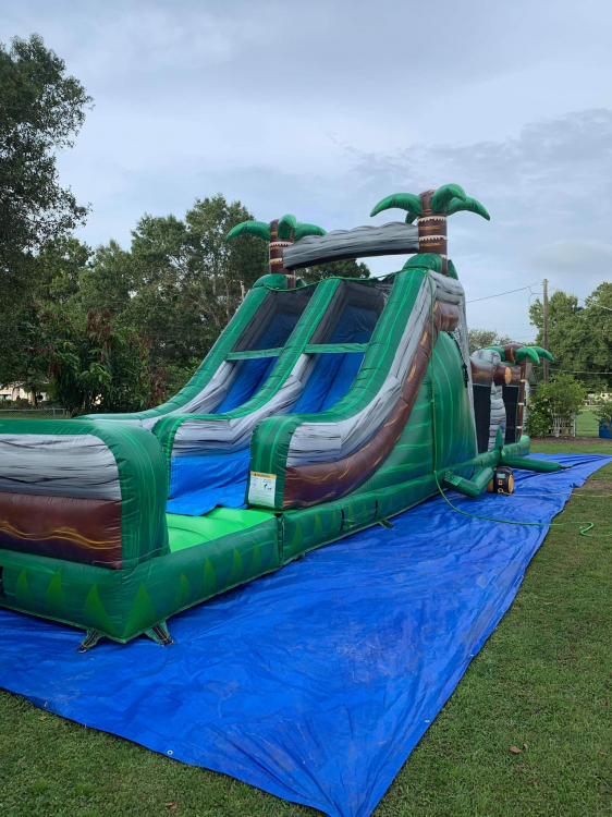 Congo Rainforest Water Obstacle Course - Bounce House & Inflatable Hire ...