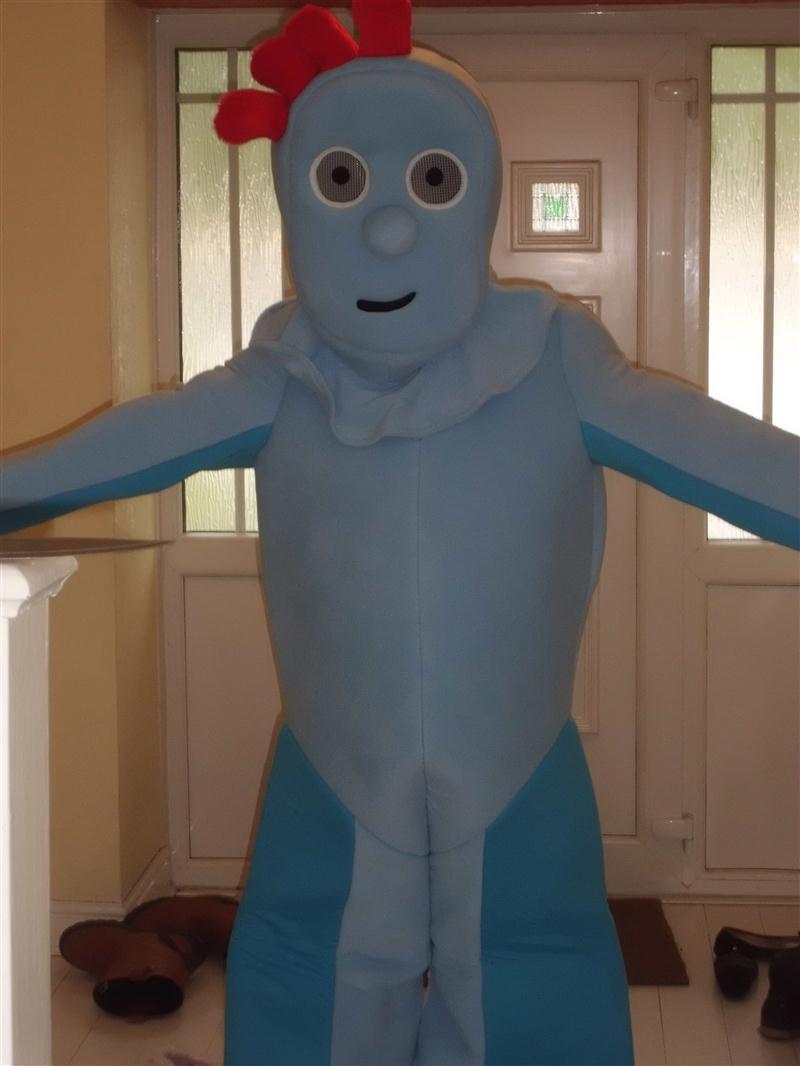 Iggle Piggle mascot - Bouncy Castle & Inflatables Hire in 