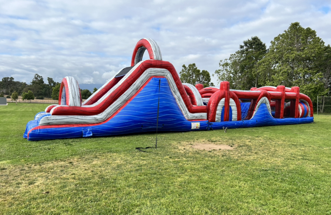 68ft Patriot Obstacle Course - Bounce House Rental, Laser Tag, Water ...