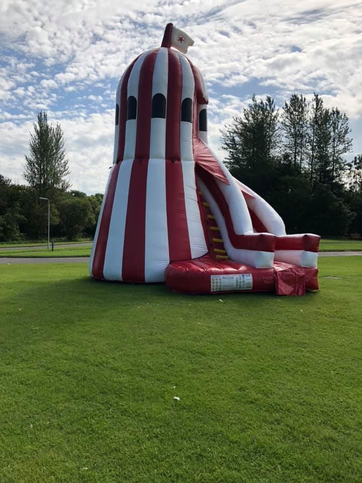 inflatable snow castle