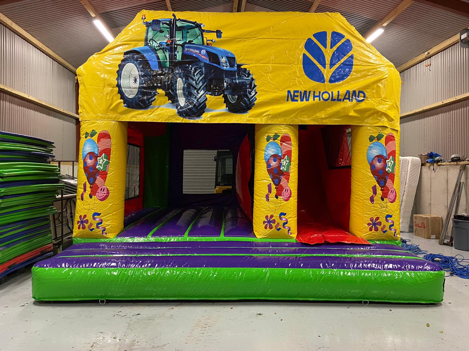 Tractor Combi Bouncy Castle and Marquee hire in Clare, Limerick and