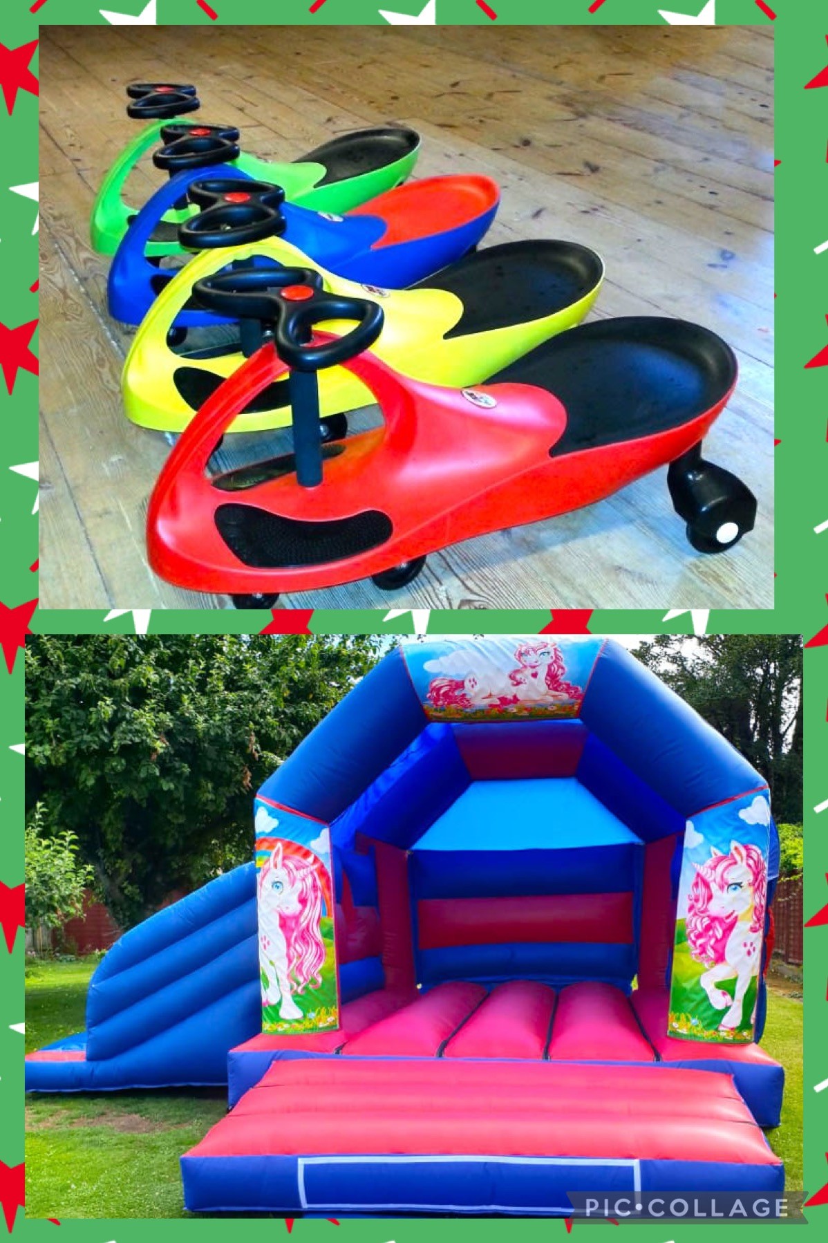 Bounce and Slide Bouncy Castle Combo Hire Cheltenham from Kings!