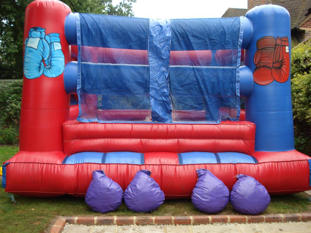 boxing ring bouncy castle