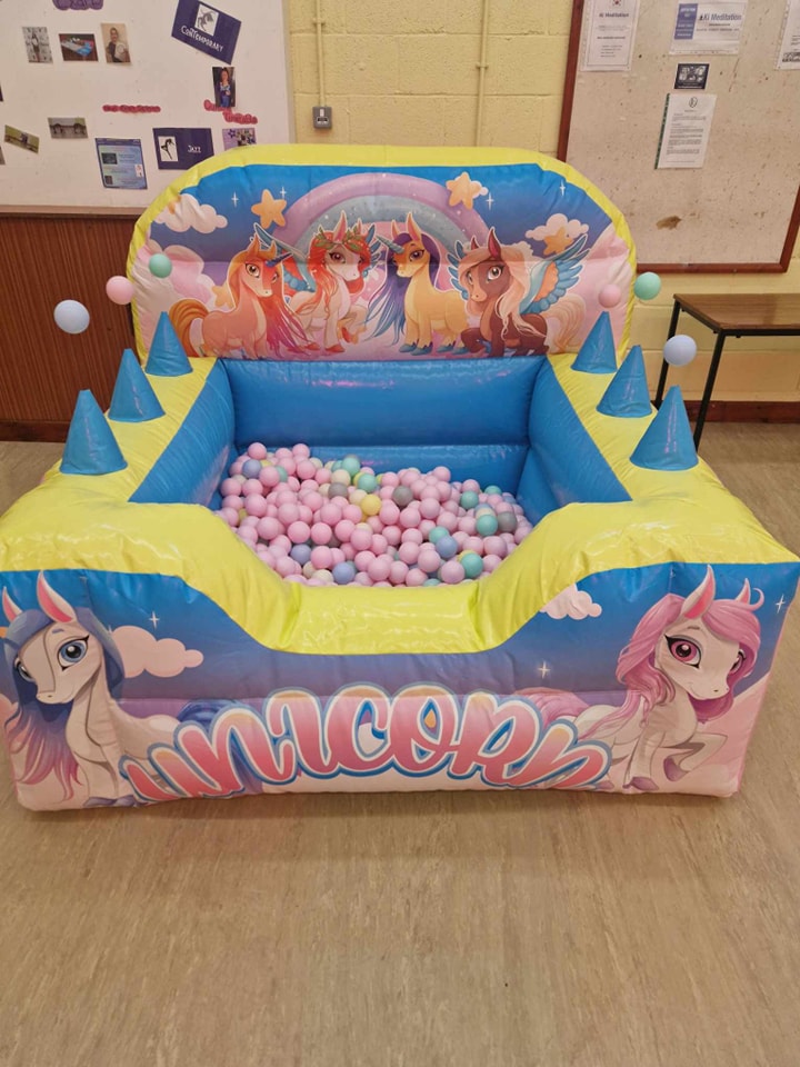 Unicorn Ball Pool Hire in Lincoln Lincs bounce