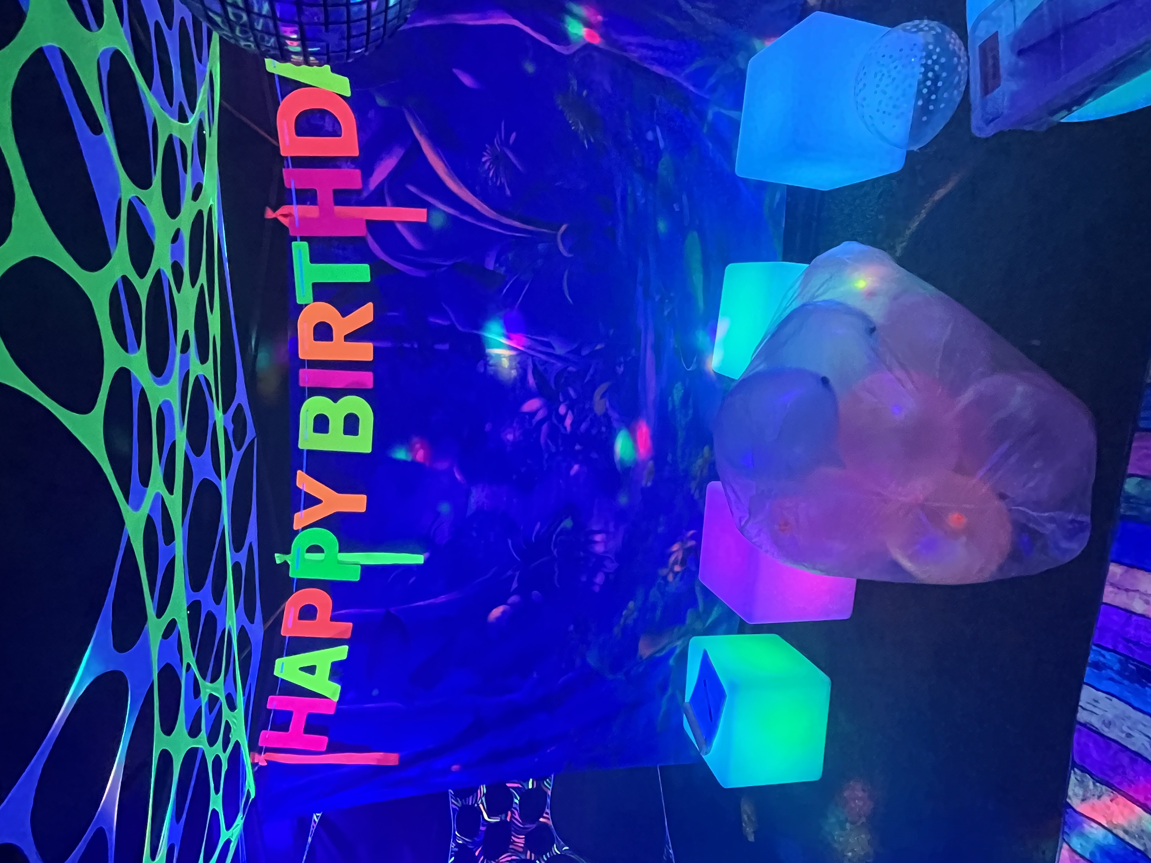 a2 4.5mx3m uv glow party rave tent gazebo inflatable - Hire in Ashford ...
