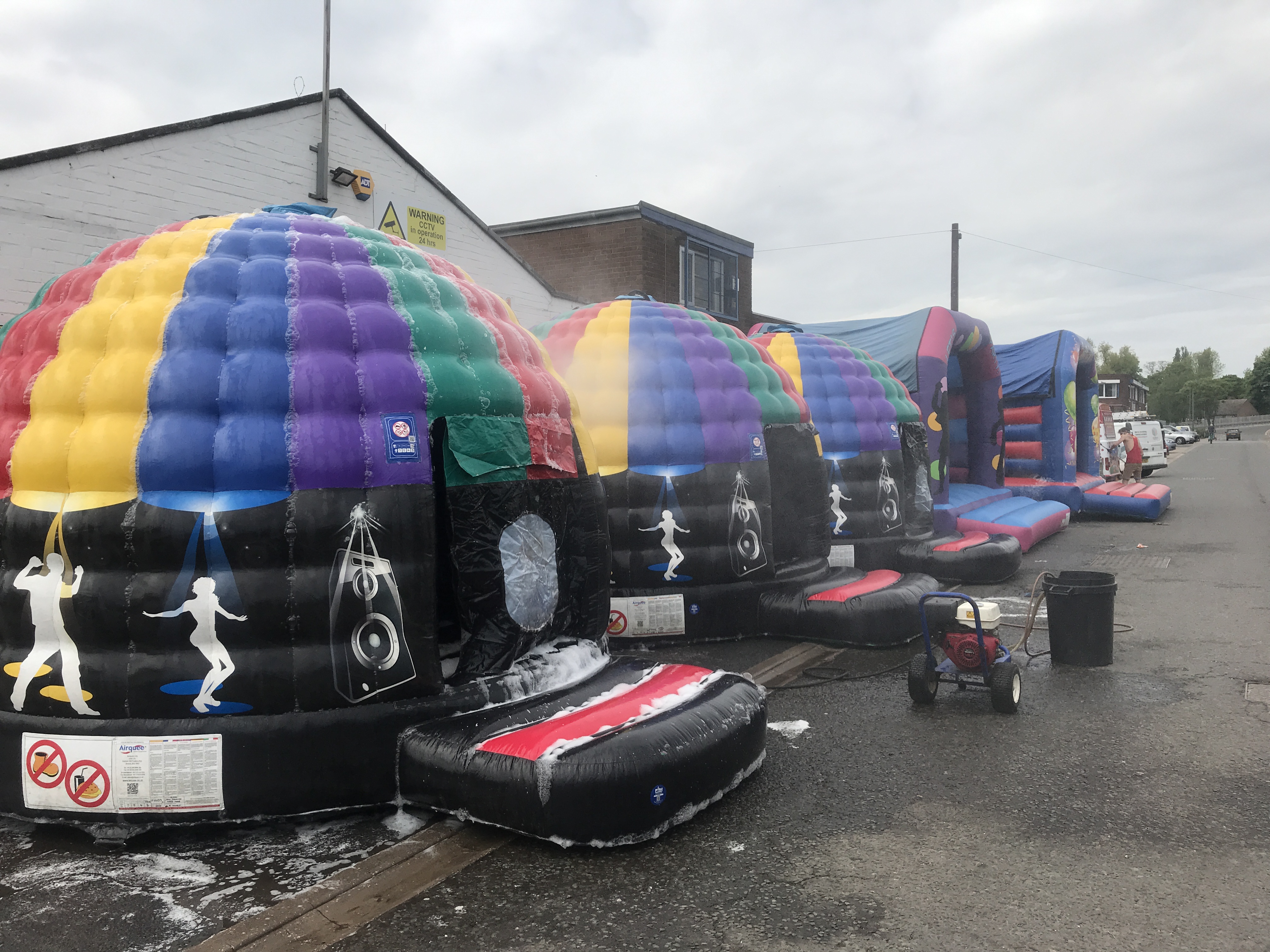 Disco Domepa Systemlights Bouncy Castles In West Midlands Cannock