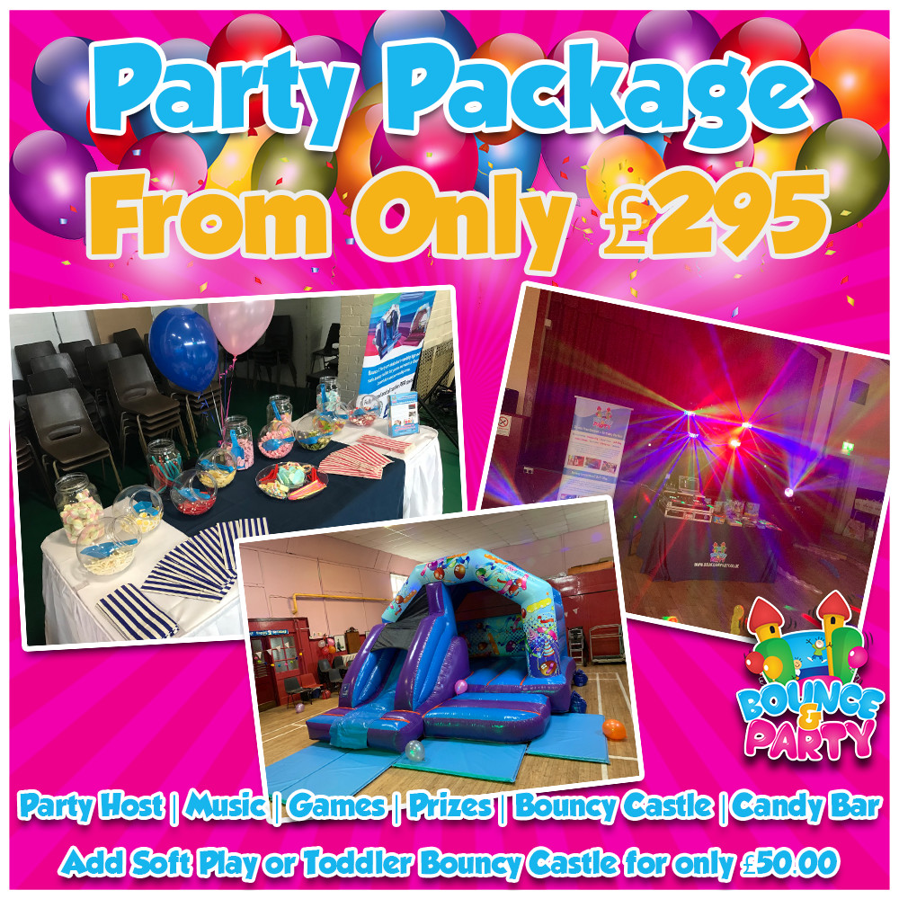 Party Packages Bouncy Castle Hire, Children's Parties & Party Hire in