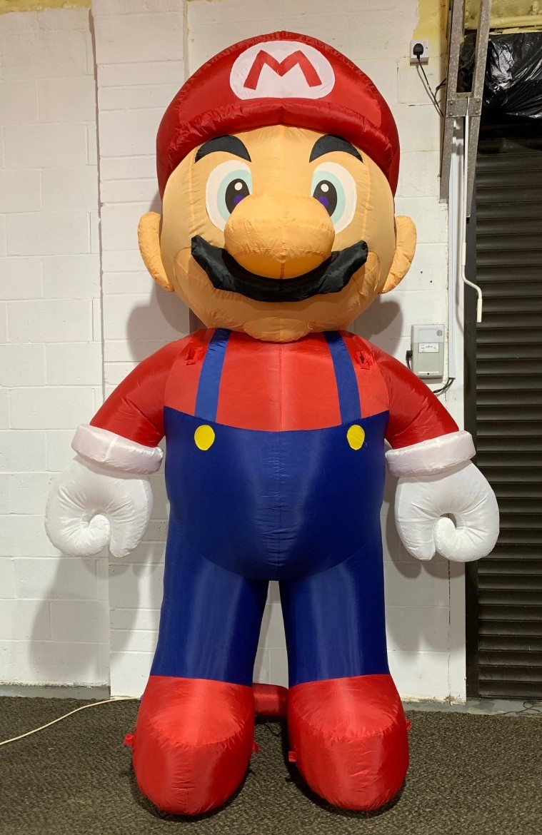 Super Mario Inflatable 10ft High - Bouncy Castle Hire in Kent, East ...