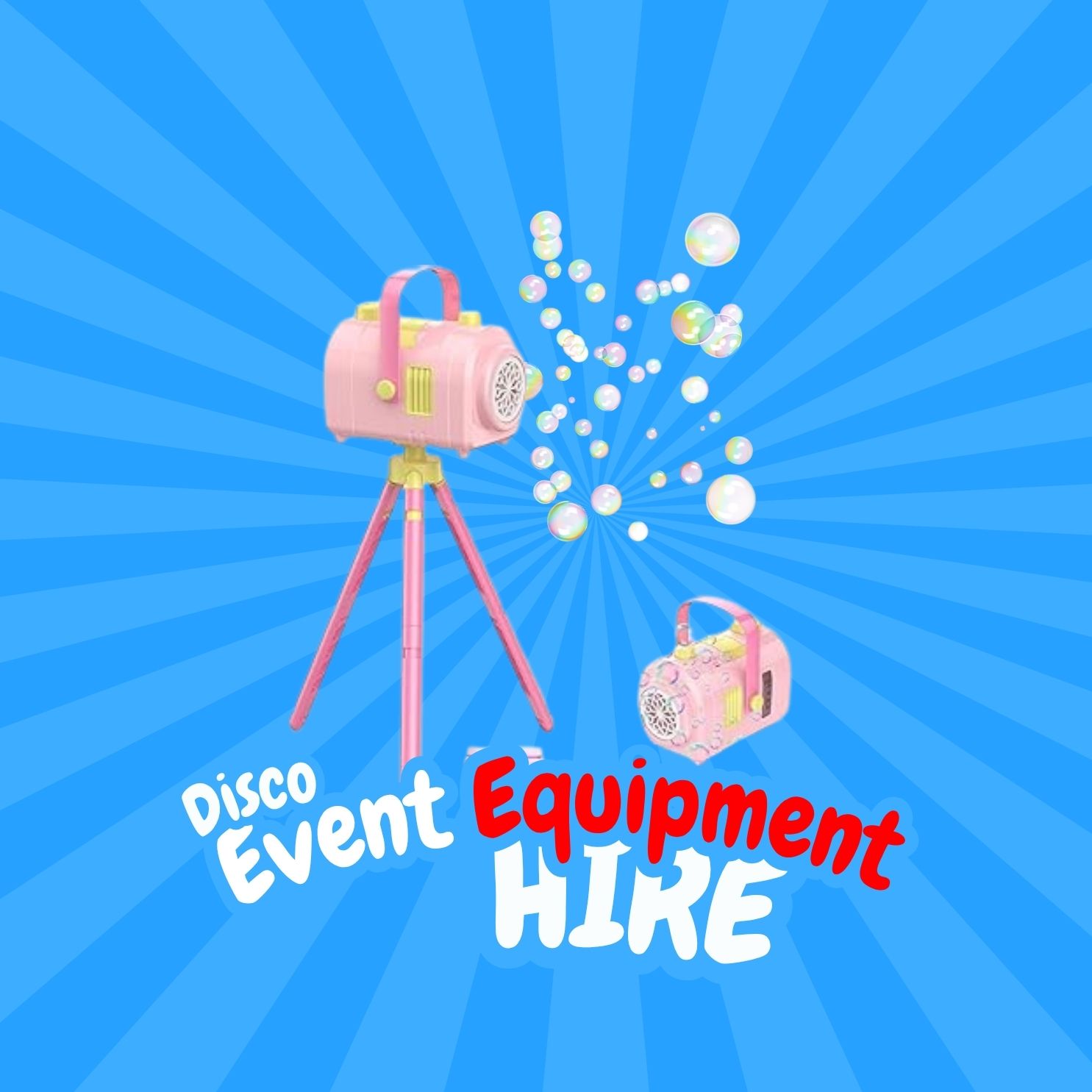 Pink Bubble Machine Hire