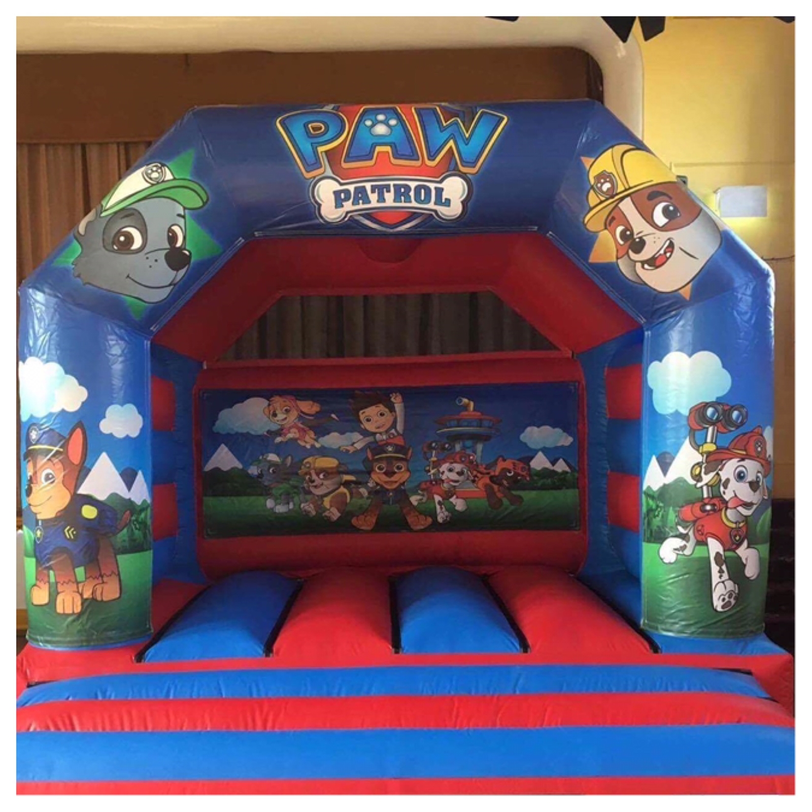 paw patrol bouncy castle