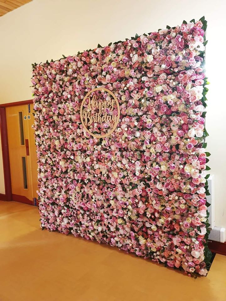 Flower walls Prop hire and venue styling in Buckinghamshire
