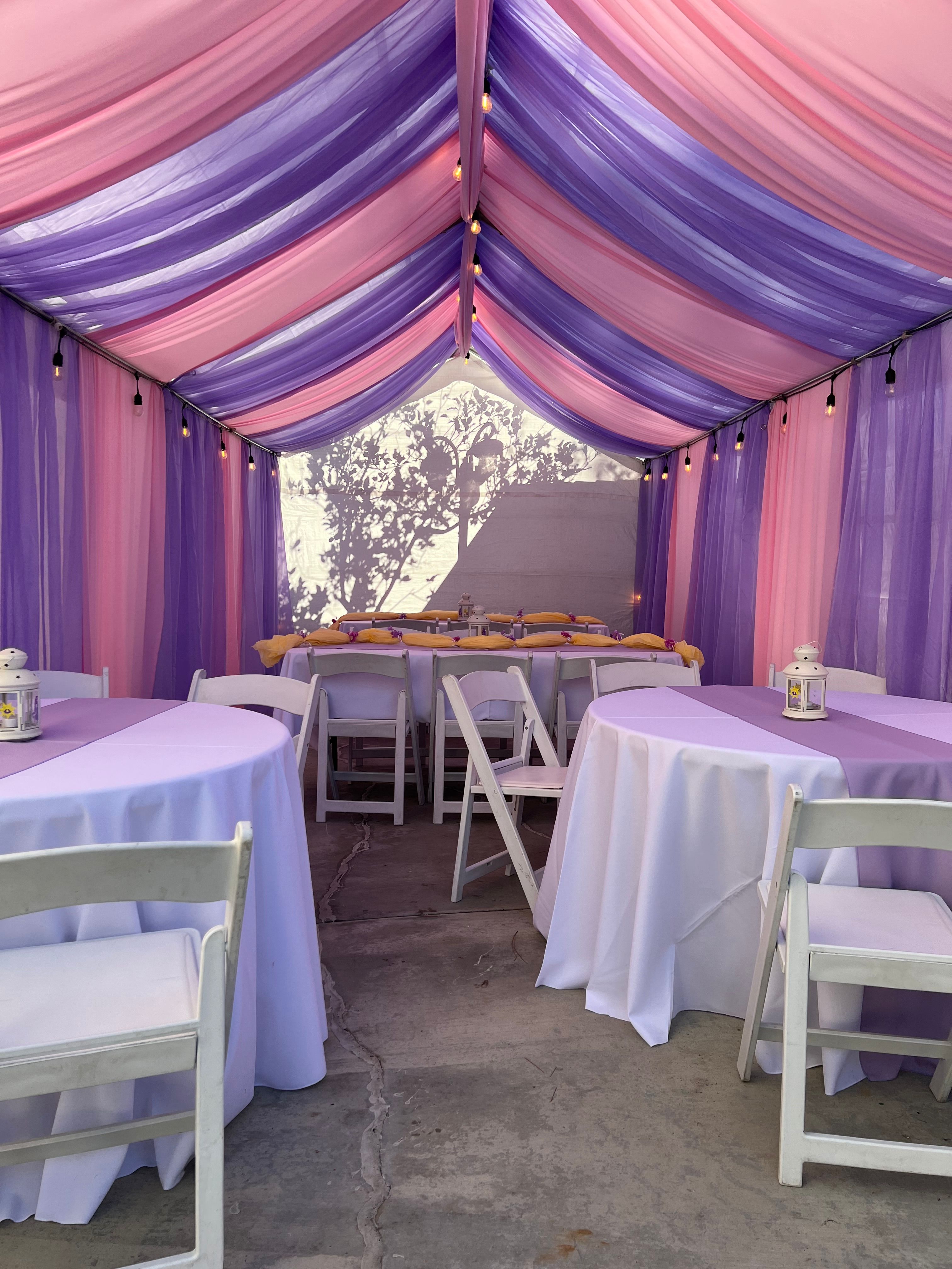 Draped Tents Event Rentals in CA