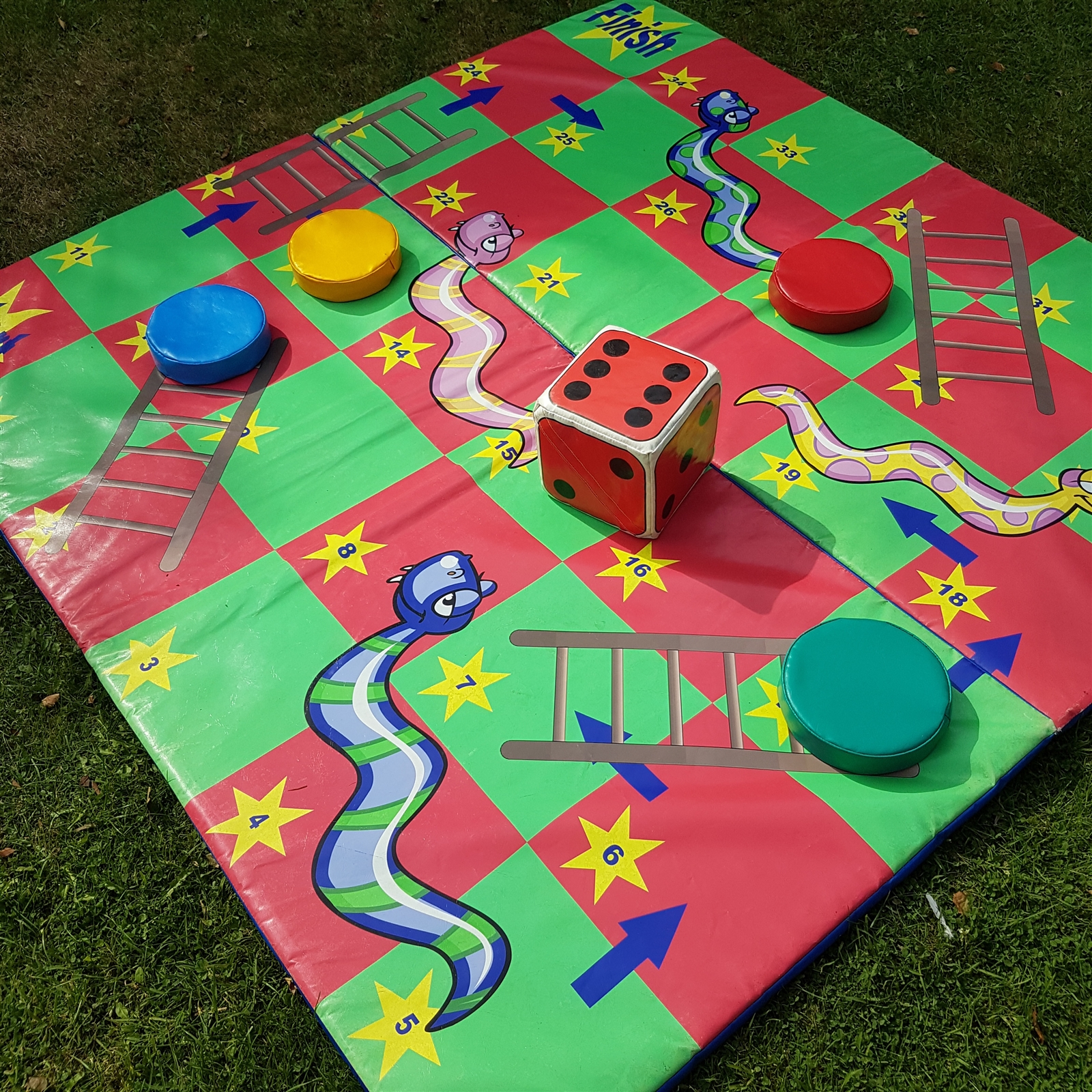 Giant Snakes and Ladders Bouncy Castle Hire in Crowborough, Tunbridge