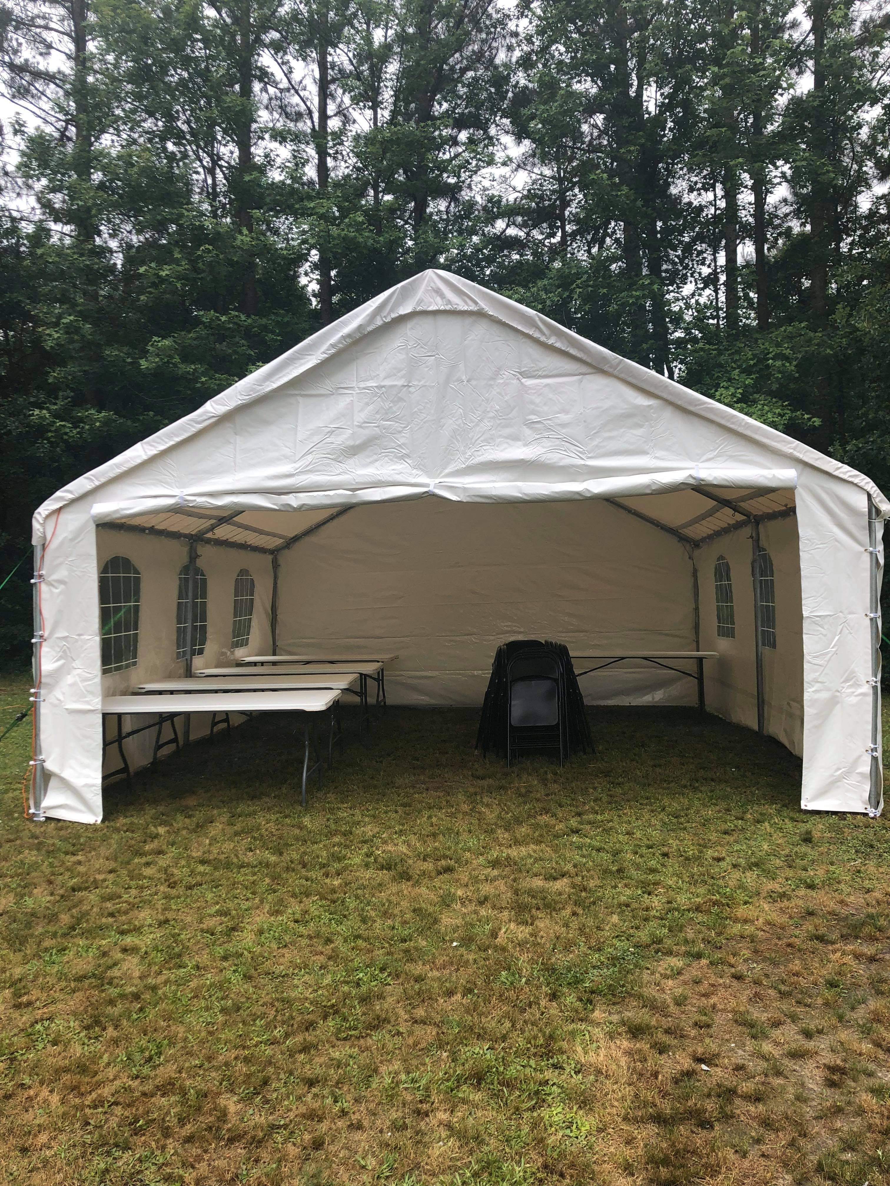 Rectangle Tent 20x20 Best Party Rentals service in Albertson 252