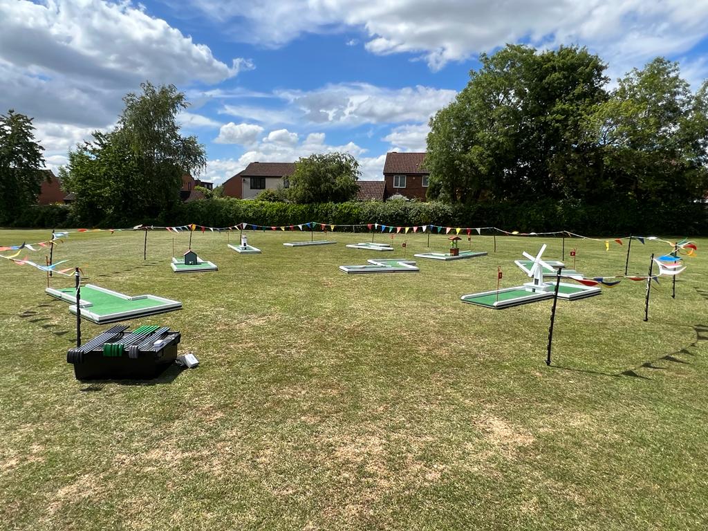 Crazy Golf Best Bouncy castle & Fairground ride hire, corporate games