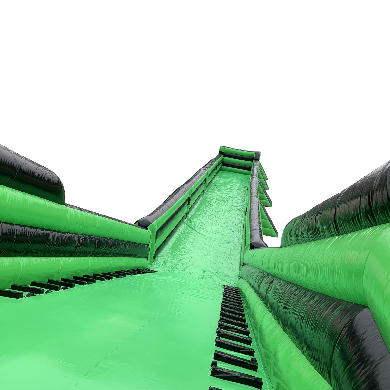 BBOL-229 - 120x13.2x23ft - 3 Part Zorb Ramp with extension lane (Black ...