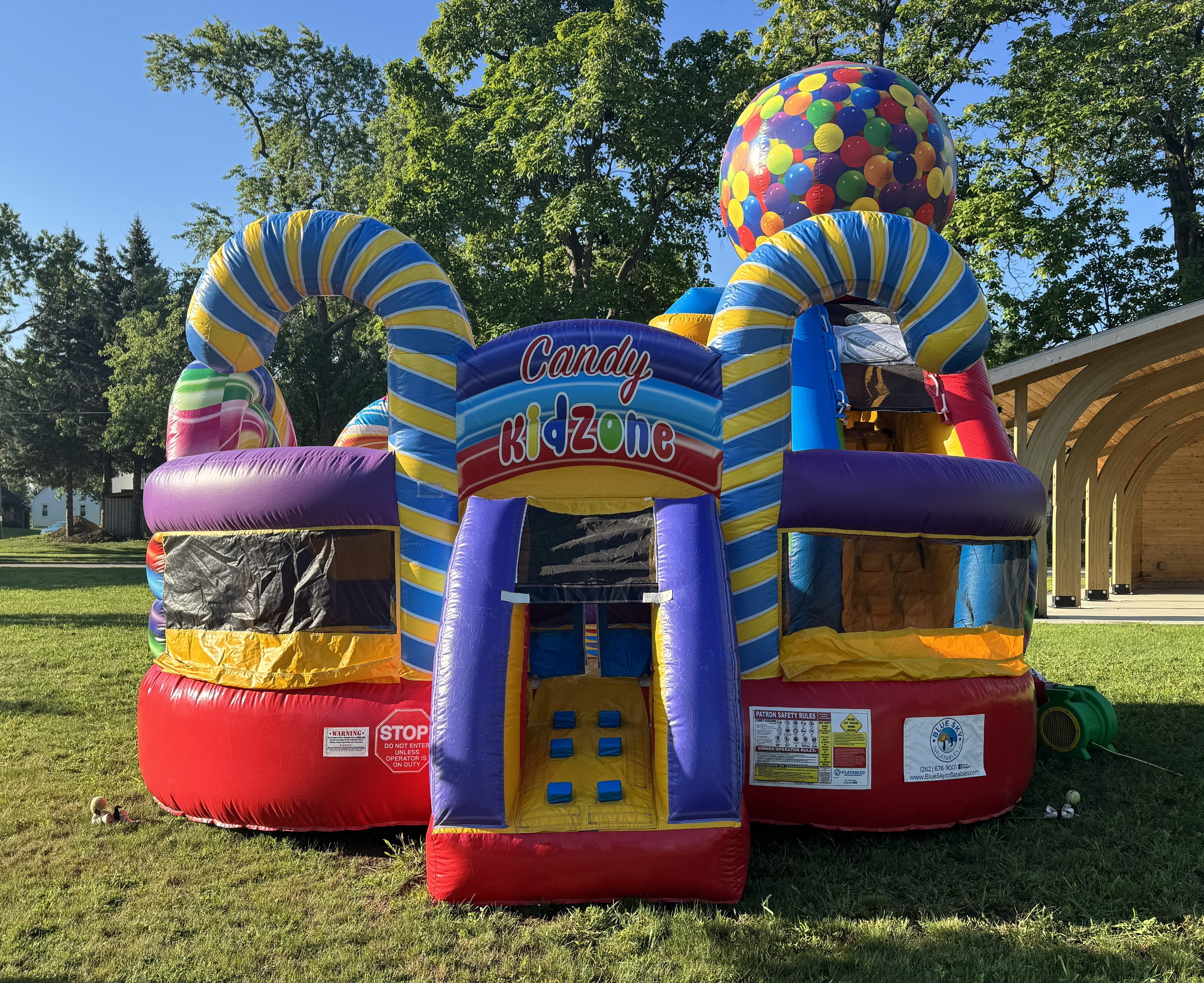 Candy Kid Zone Bounce Combo (Wet/Dry) - Rentals in Wisconsion