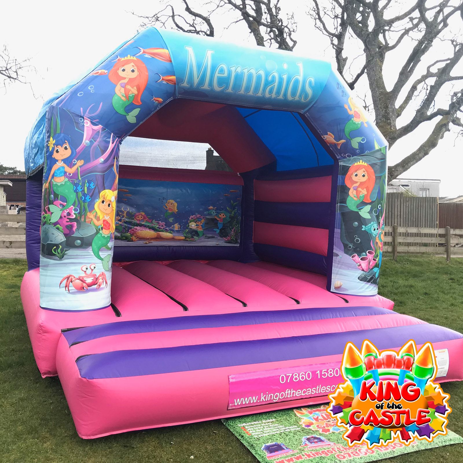 mermaid jumping castle hire