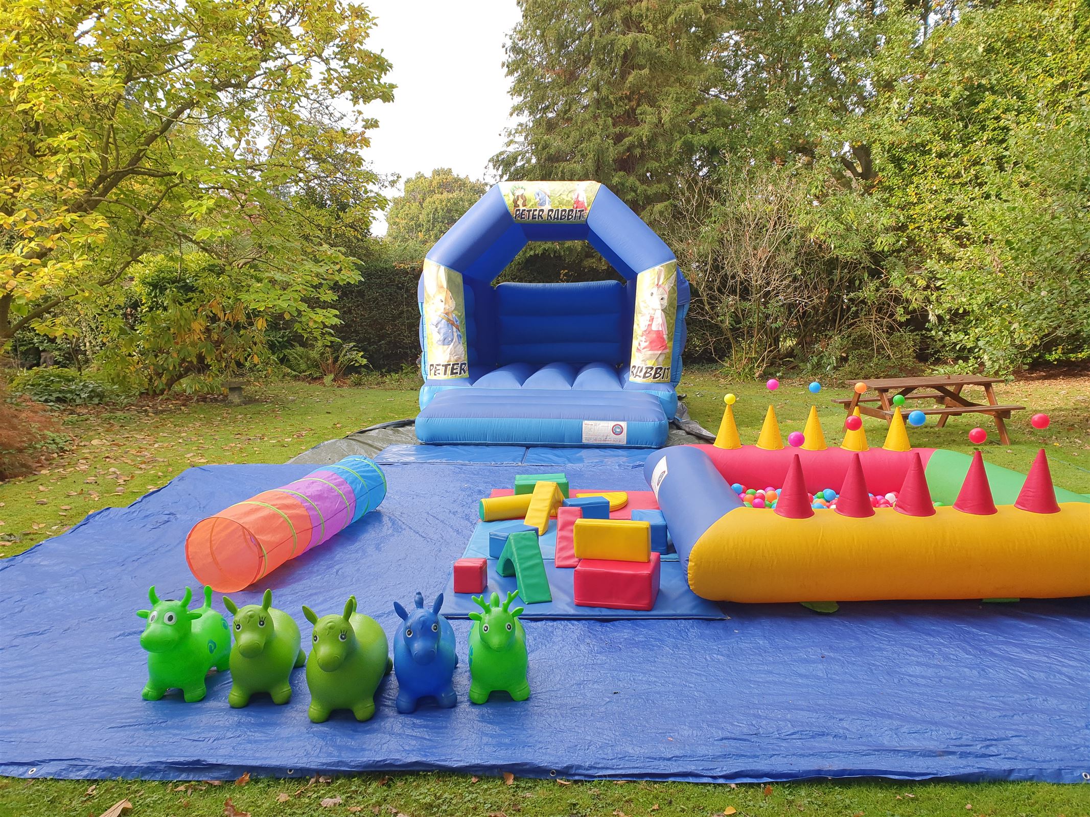 peter rabbit bouncy castle hire