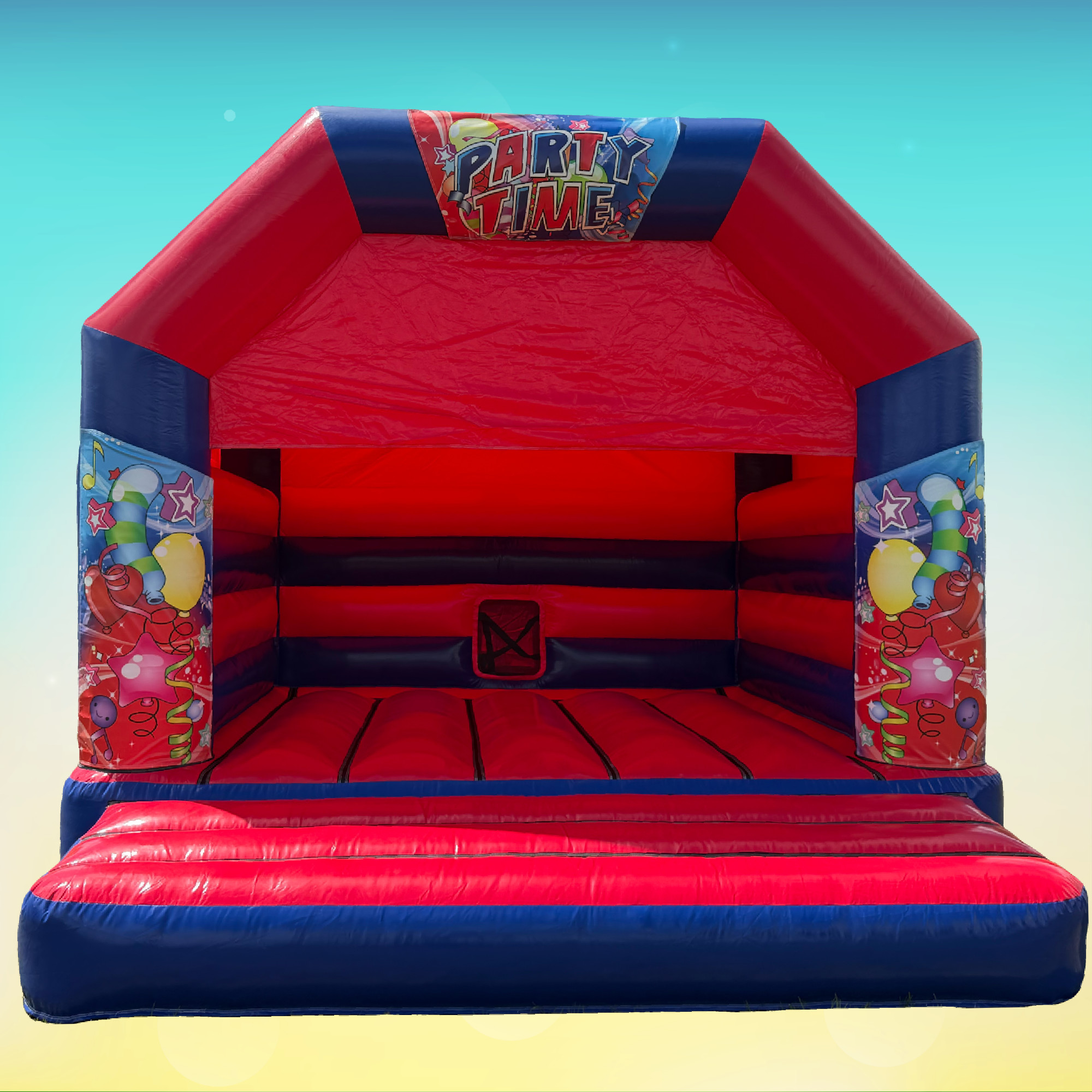 Party Time Large Bouncy Castle 15ft x 15ft - corporate event hire Birmingham