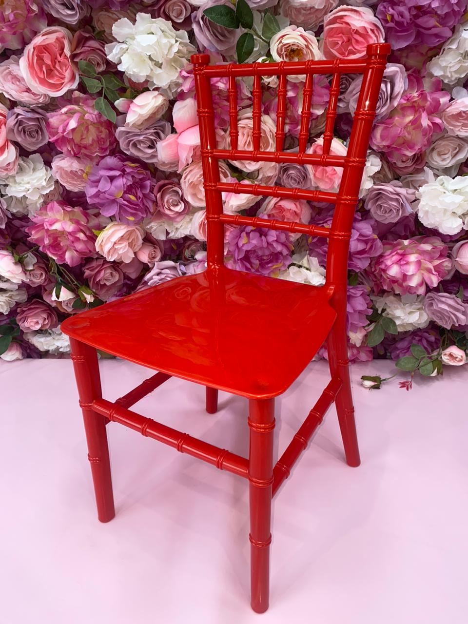 Children Red Chiavari Chair Hire Kids Party Chairs