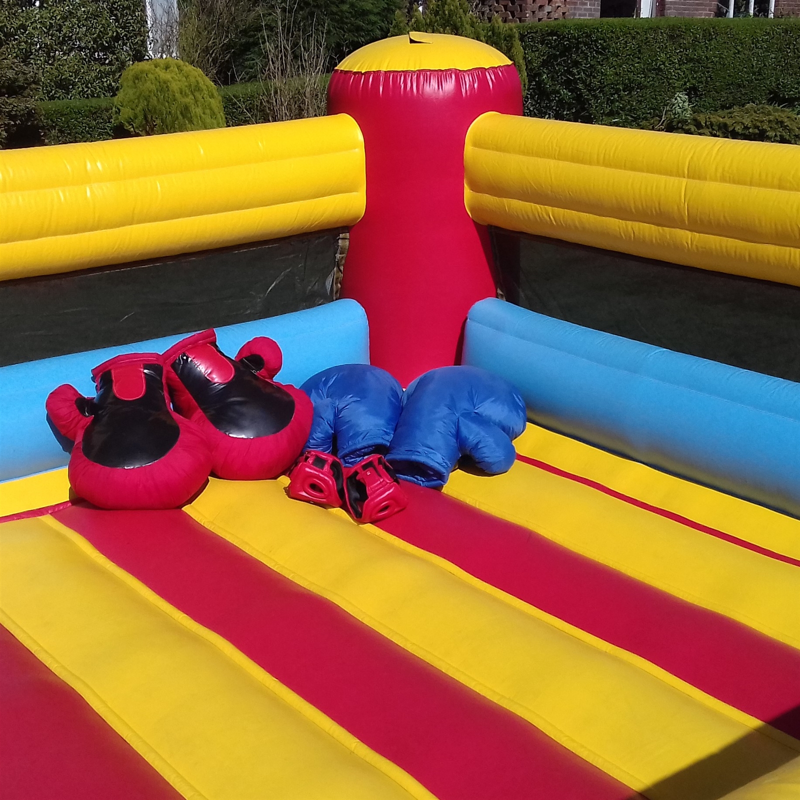 boxing ring bouncy castle