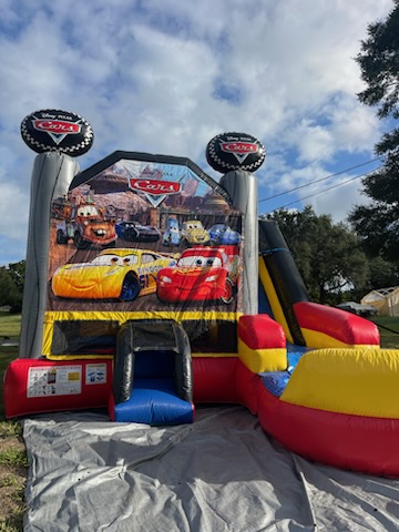 Disney Cars 6 in 1 Combo Bounce House with Pool - Hire in FL | Gloria ...