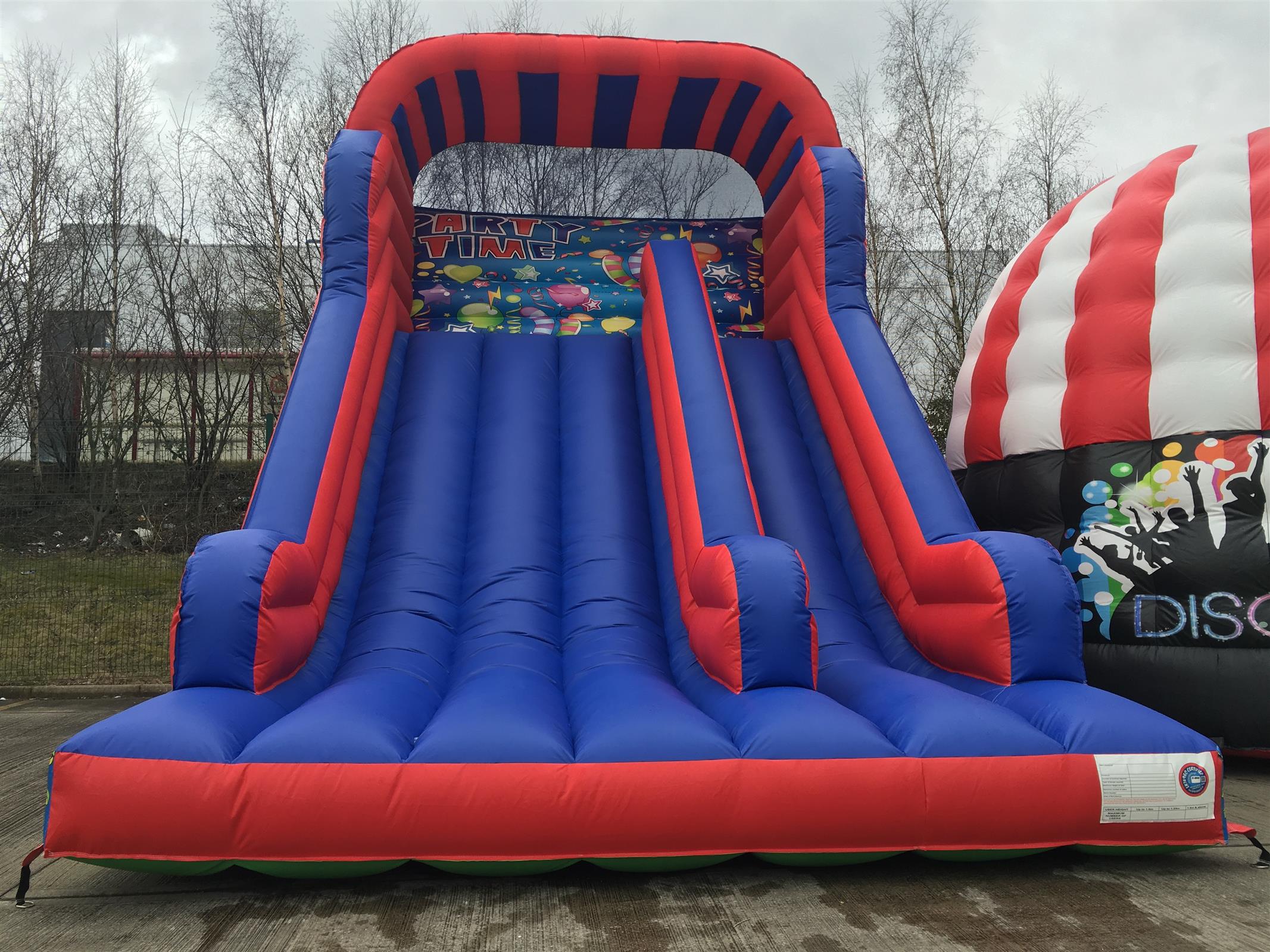 Party Time Inflatable Mega Slide