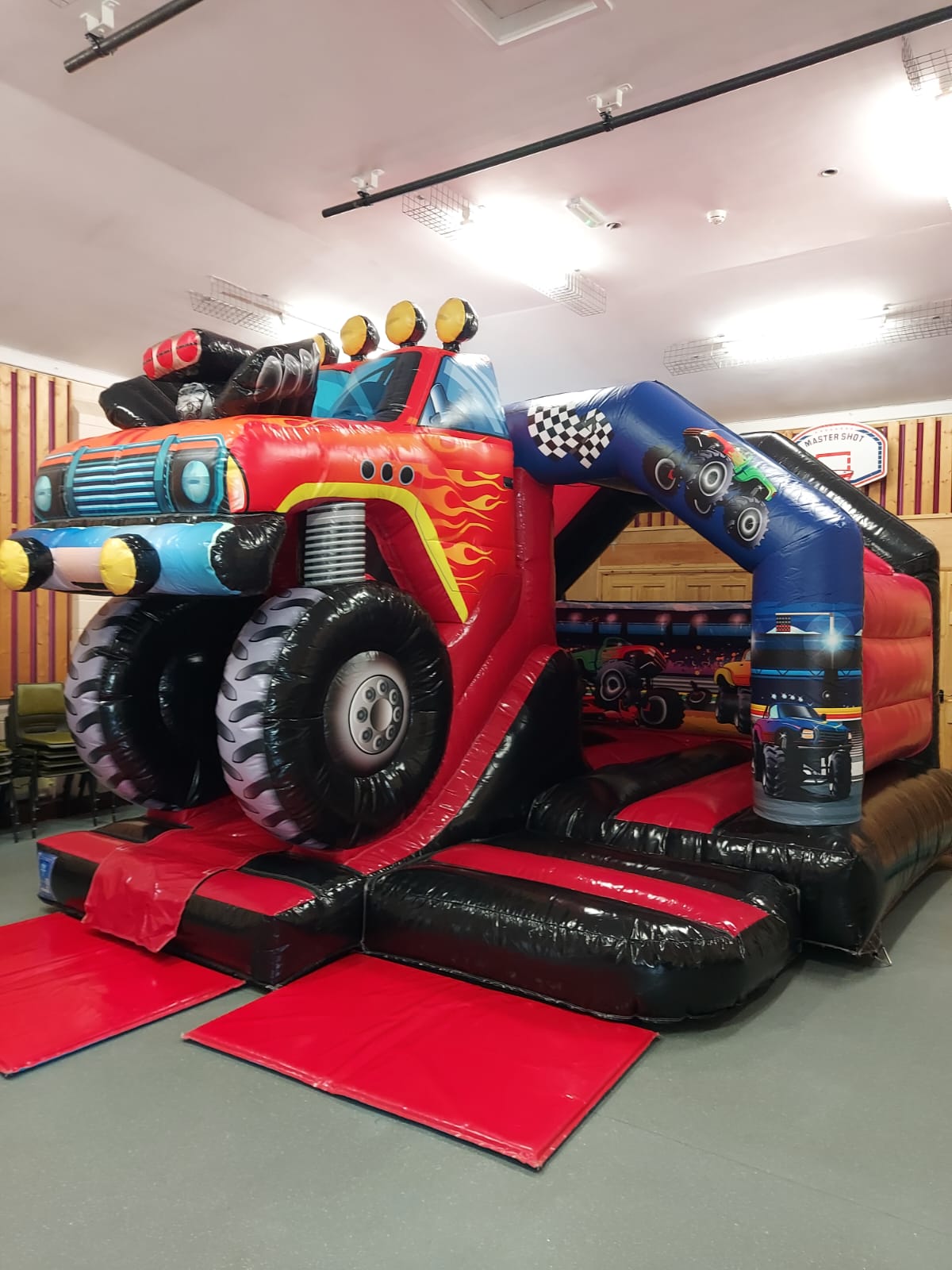 3D Monster Truck Combo Castle Bouncy Castle Hire in Nottinghamshire/Derby Connellans Castles